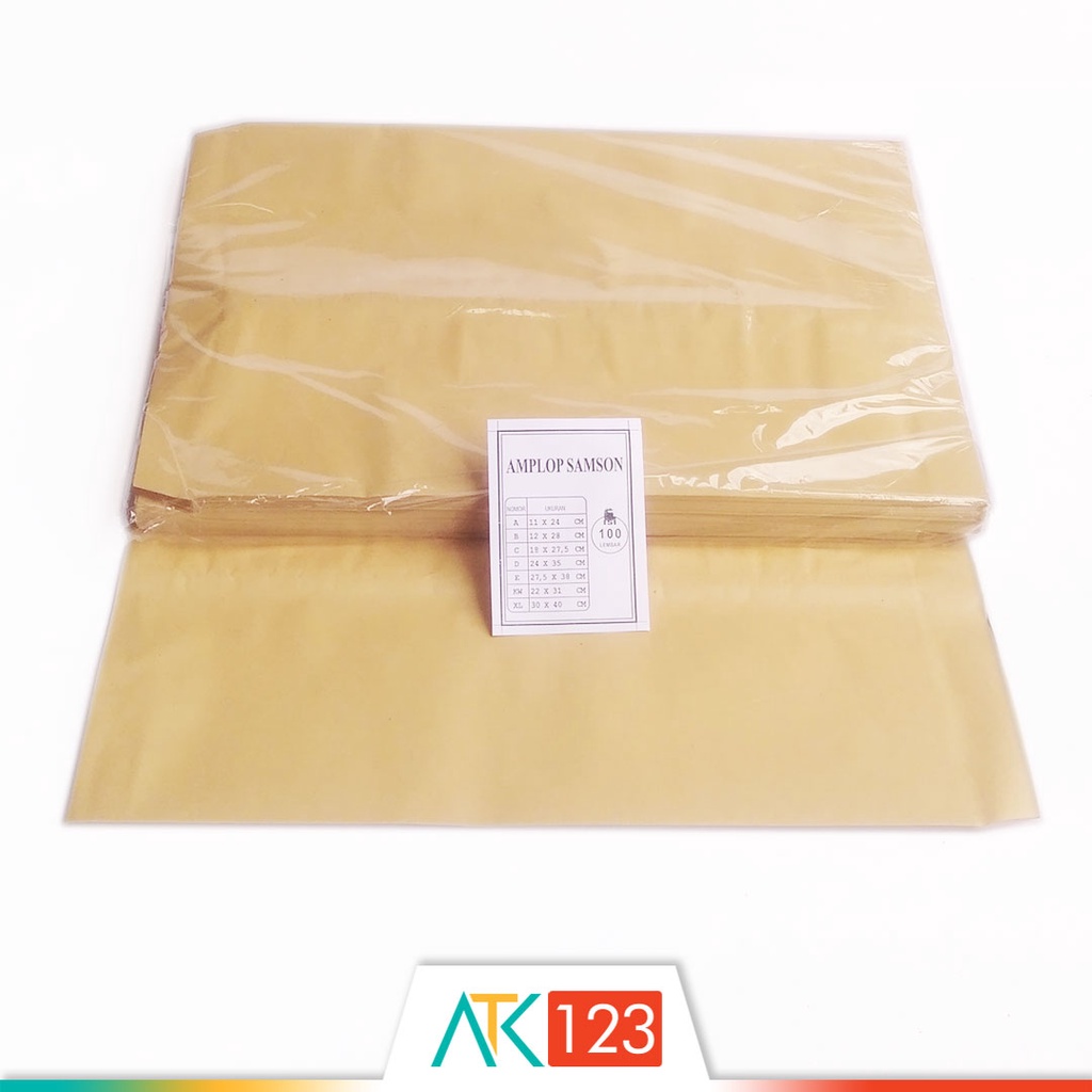

RK Amplop Coklat / Samson Guanaco E (Map) isi 100 Buah