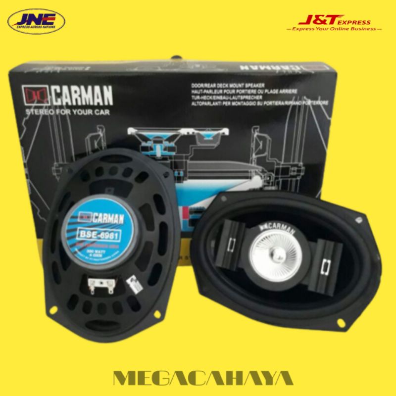 Speaker Mobil Oval Sepasang Speaker Vocal Audio Mobil - Carman BSE