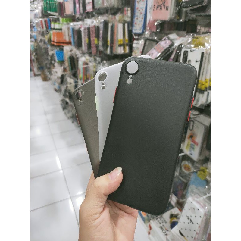 IPHONE XR Silikon Ultrathin Camera Lens Protective Case Matte