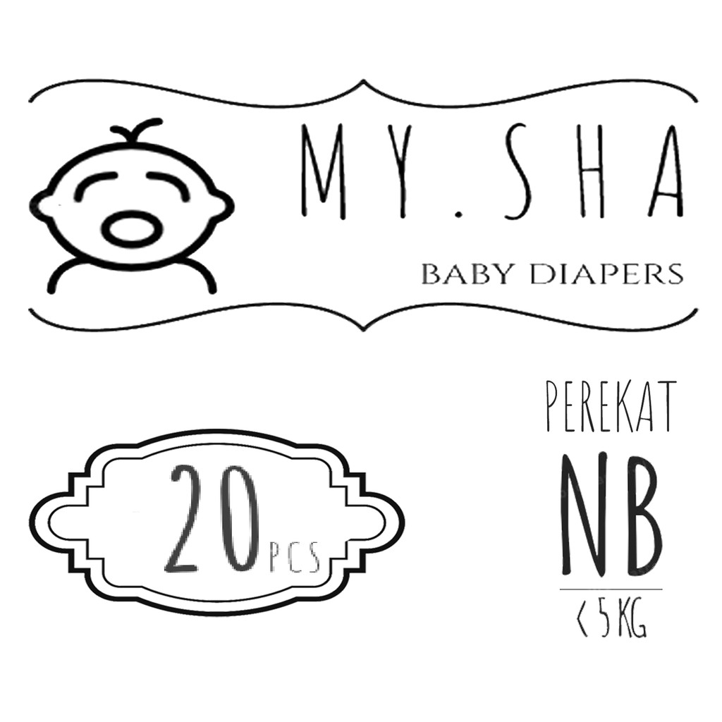 Popok Perekat NB 20 curah Mamamia pampers diapers murah newborn