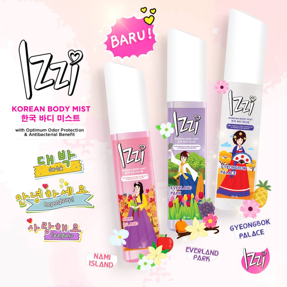 IZZI KOREAN BODY MIST 100ML