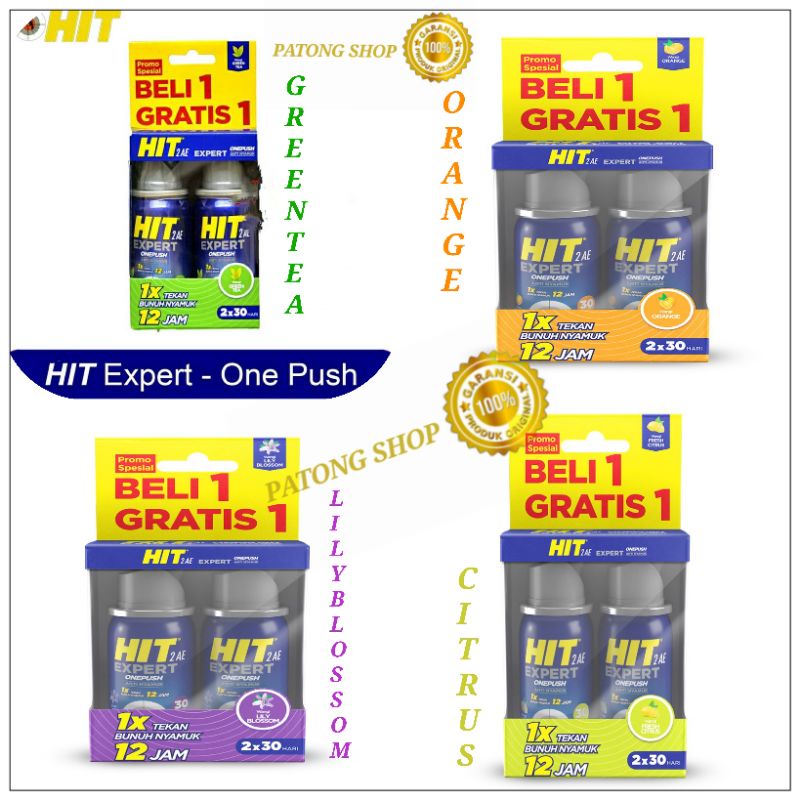 HIT One Push Expert Beli 1 gratis 1 anti nyamuk sekali semprot