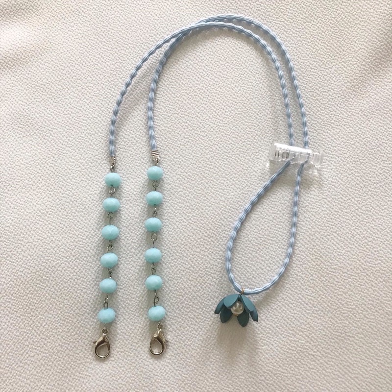 2in1 Strap Masker Crystal