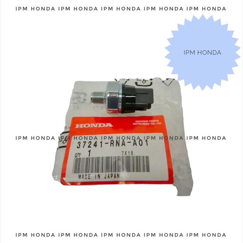 37241 RNA Switch Sensor Oil Pressure Tekanan Oli Honda Jazz S RS GE8 GK5 City GM2 GM6 CRV GEN 3 RE1 RE3 4 RM1 RM3 5 RW Turbo BRV Brio Mobilio Freed HRV 1.5 1.8 Civic FD FB FC Accord CP2 CR2 Odyssey RB3 RC1