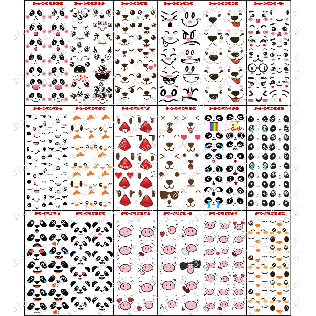 

Edible stamp stiker makanan edible picture edible image S208+S209+S221-S236