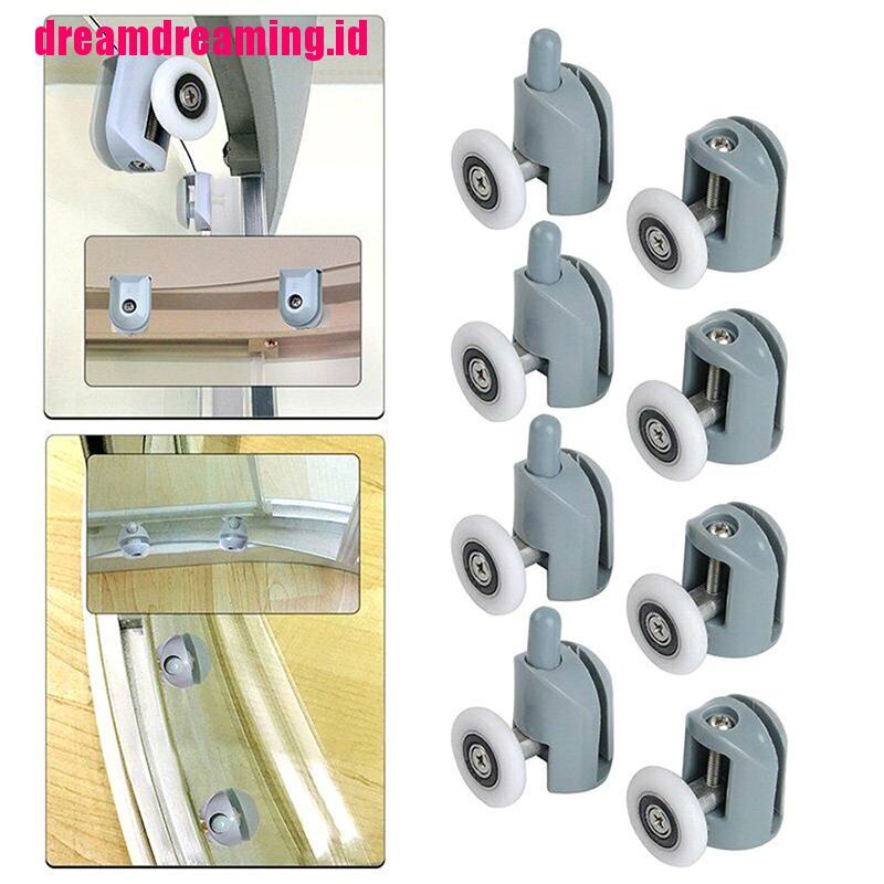 8pcs / set 25mm Dreamdreaming Roller Guide Books Untuk Pintu Lemari Shower