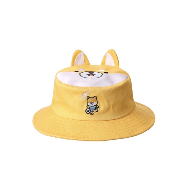 MINI FAMILY SPORTS BUCKET HAT FOR KIDS SHIBA TOPI ANAK ANAK MINISO