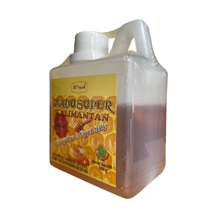 500 gr Best Seller Madu Super Kalimantan Bee Pollen Propolis dan Royal Jelly