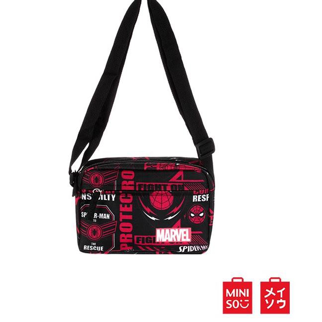 Buruan Beli HIERA Miniso Official Marvel Crossbody Bag/Tas Selempang Ironman Spiderman Avengers 063