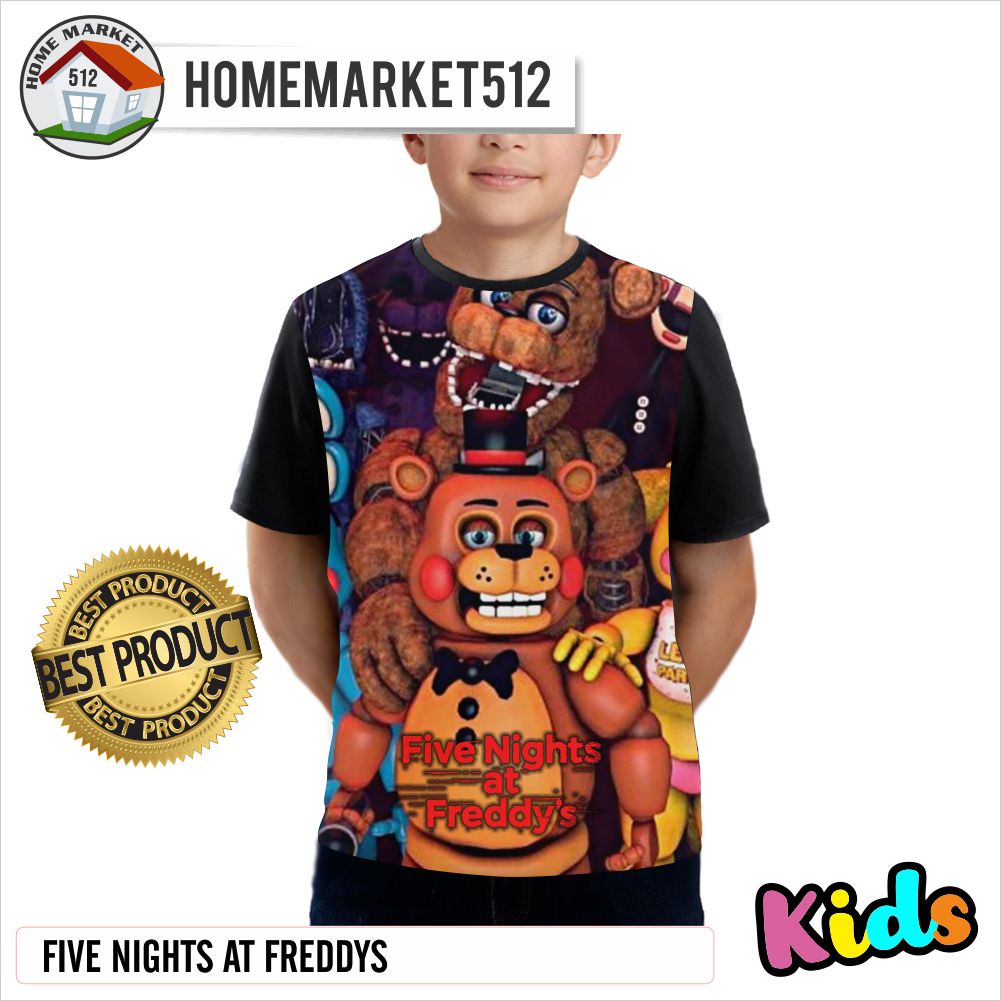 Kaos Anak Five Nights At Freddys Kaos Anak Laki-Laki Dan Perempuan | HOMEMARKET512-0