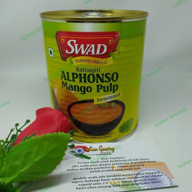 

Swad Mango Pulp (Alphonso) 850gr
