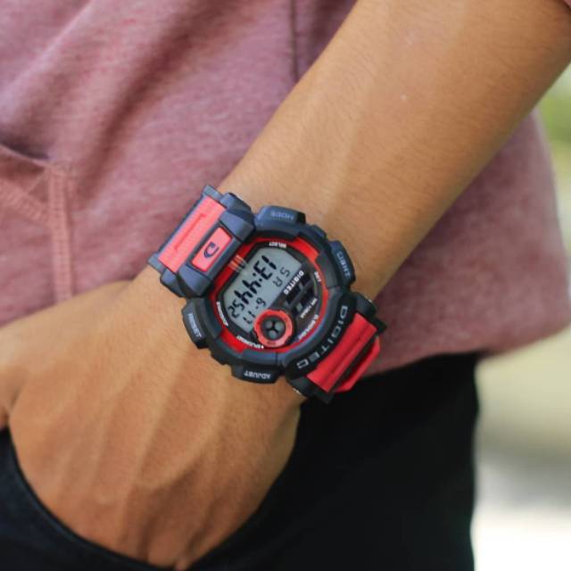 Jam tangan red outdoor digitec original