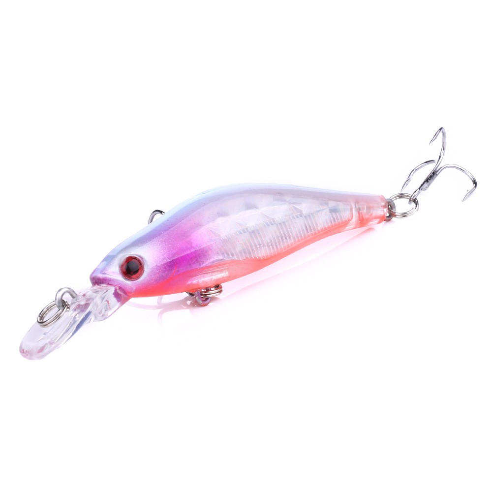 Hengjia 8pcs/set Minnow Umpan Pancing  Memancing Swimbait Fishing Lure Tackle