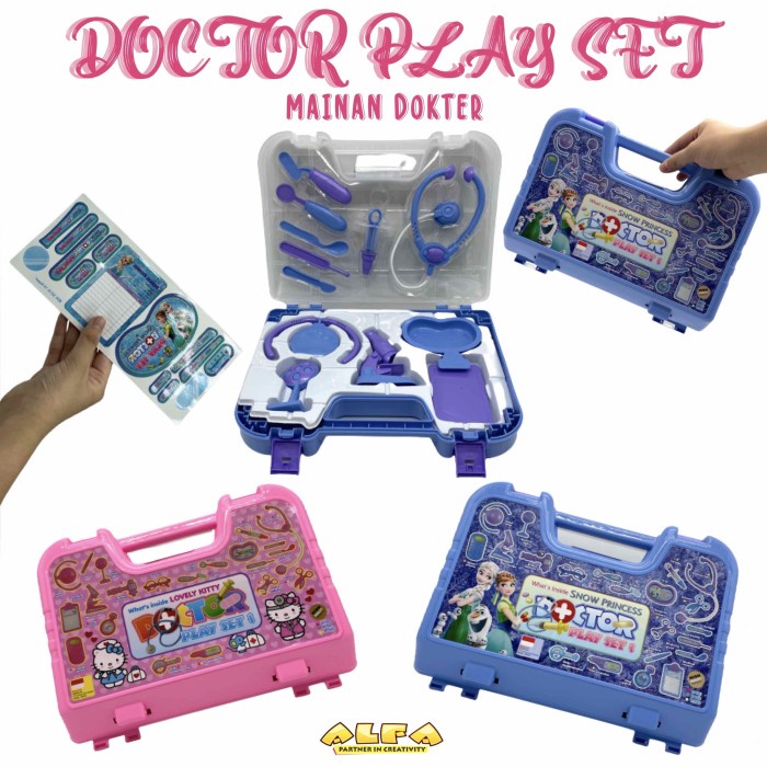 Toko Mainan ALFA Mainan Dokter Koper Doctor Play Set Koper BP9602
