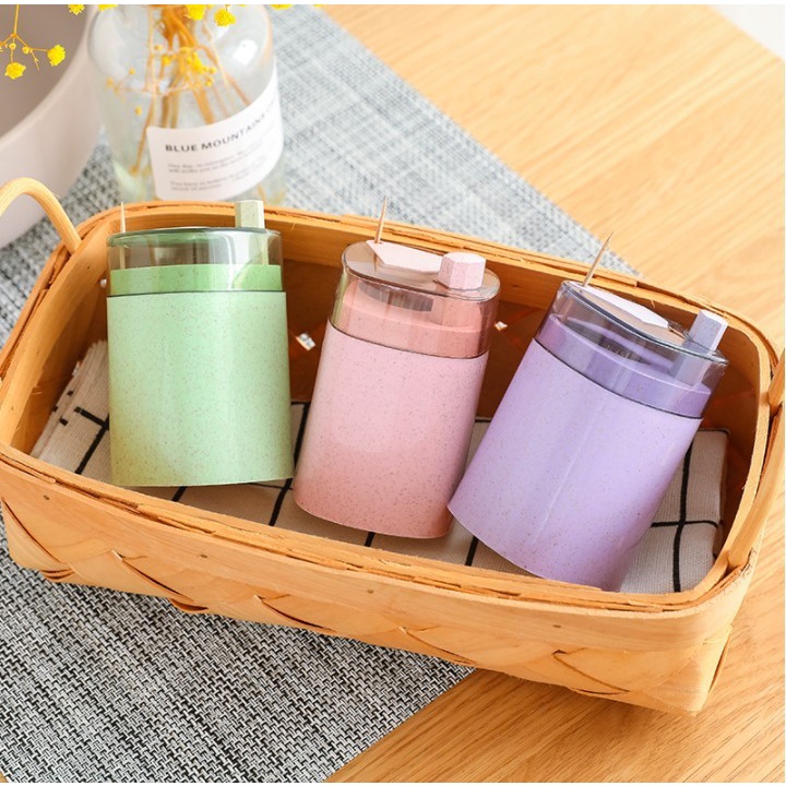 Alat Tempat Tusuk Gigi Otomatis Automatic Toothpick Holder -random