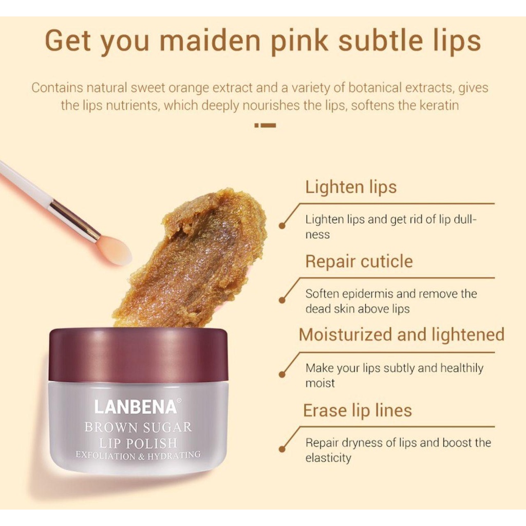 KINDSTORE❤ | LANBENA Lip Balm Mask Gel Masker Bibir 6.5g