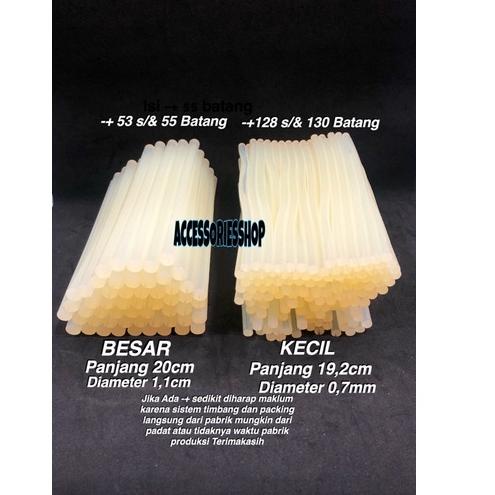 

Paket Meriah Lem bakar lem lilin besar,,kecil per pack (-+1KG)