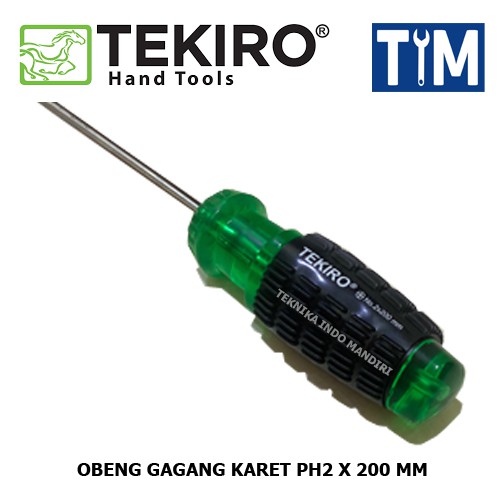 TEKIRO Obeng Gagang Karet PH2 x 200 mm