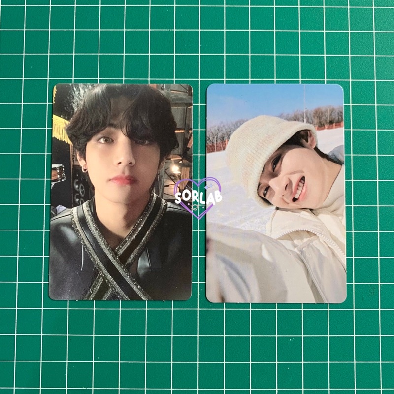 [OFFICIAL] PHOTOCARD PC KIM TAEHYUNG WINTER PACKAGE 2021 &amp;  MOTS CONCEPT PHOTOBOOK ROUTE VER