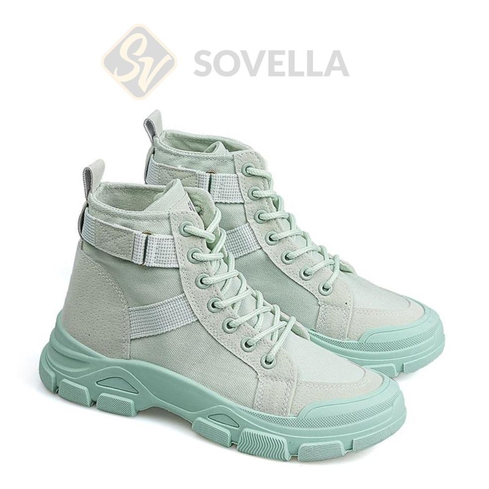 PRT.532216 • Lizza Sneakers Sepatu Wanita Tali Import Sport