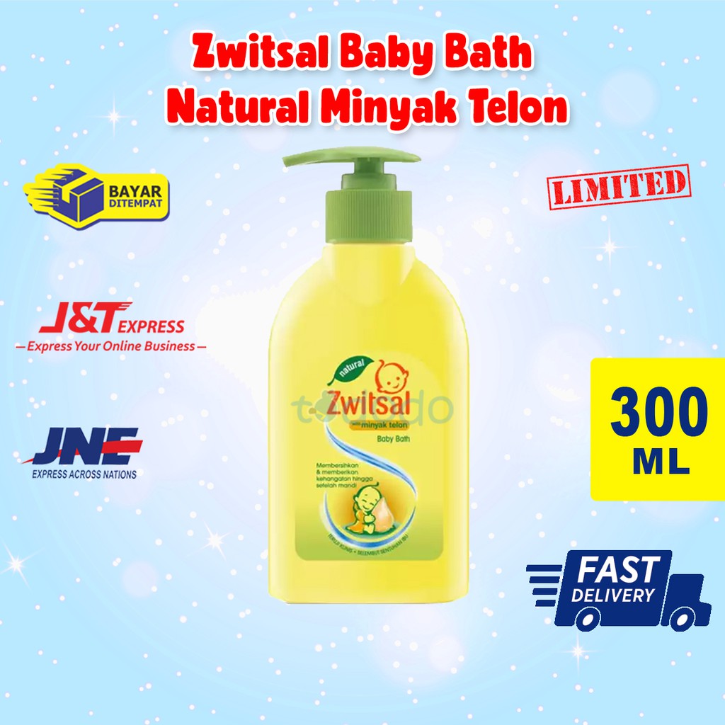 Zwitsal Baby Bath  Natural Minyak Telon 300 ML