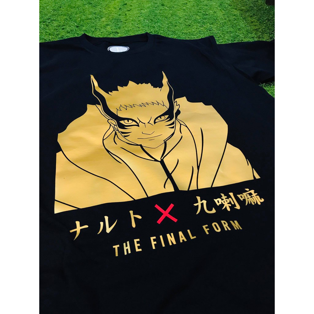 Tshirt Naruto Final Form Gold