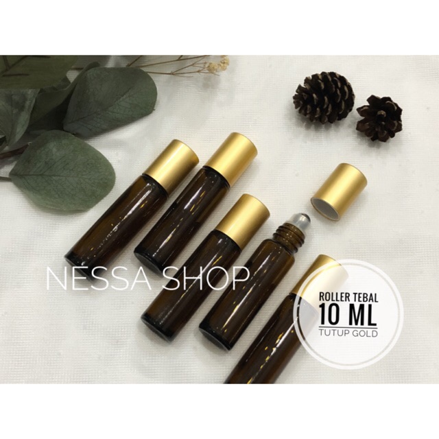 TEBAL! Roller roll on Kaca 10 ml/ Roller Kaca /Rollon Kaca/ Botol Parfum