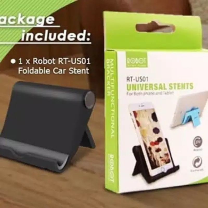 tempat dudukan HP holder stand robot RT-US01 stand holder hp l