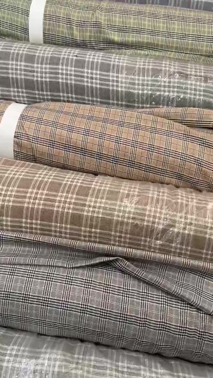 Per setengah meter Bahan kain kotak zara cashmere twill