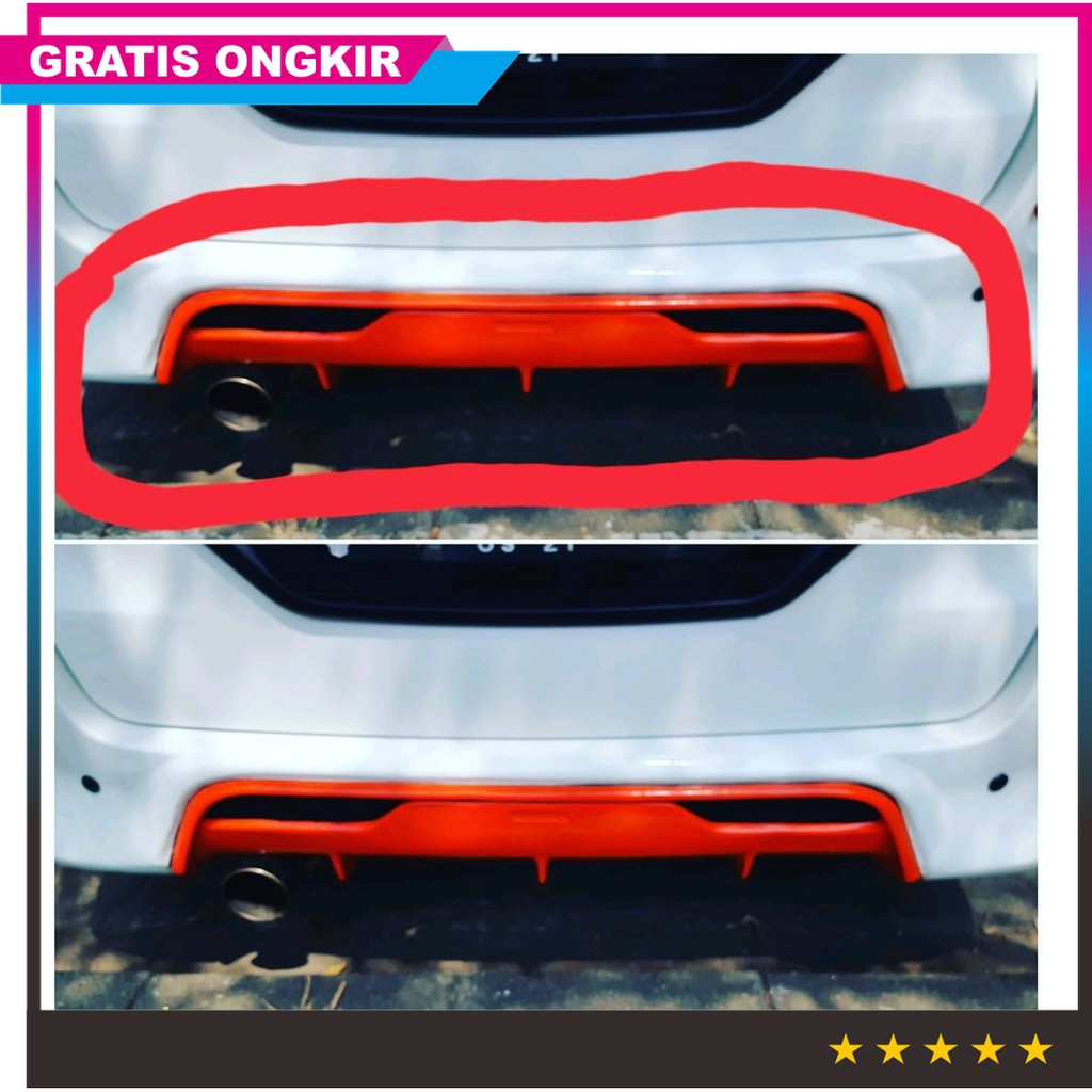 Aksesoris Eksterior Modifikasi Modif Variasi Body Luar Diffuser