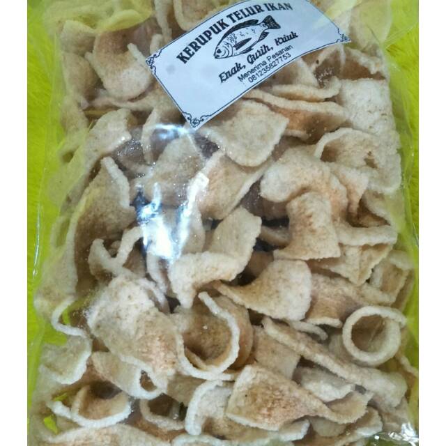 

Kerupuk telur ikan-enak-gurih-renyah-250gr-snack-makanan ringan