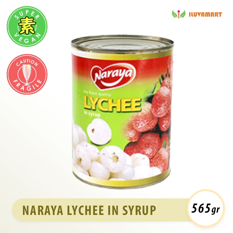 

Naraya Lychee in Syrup 565gr Buah Leci Kaleng Instant Lechi