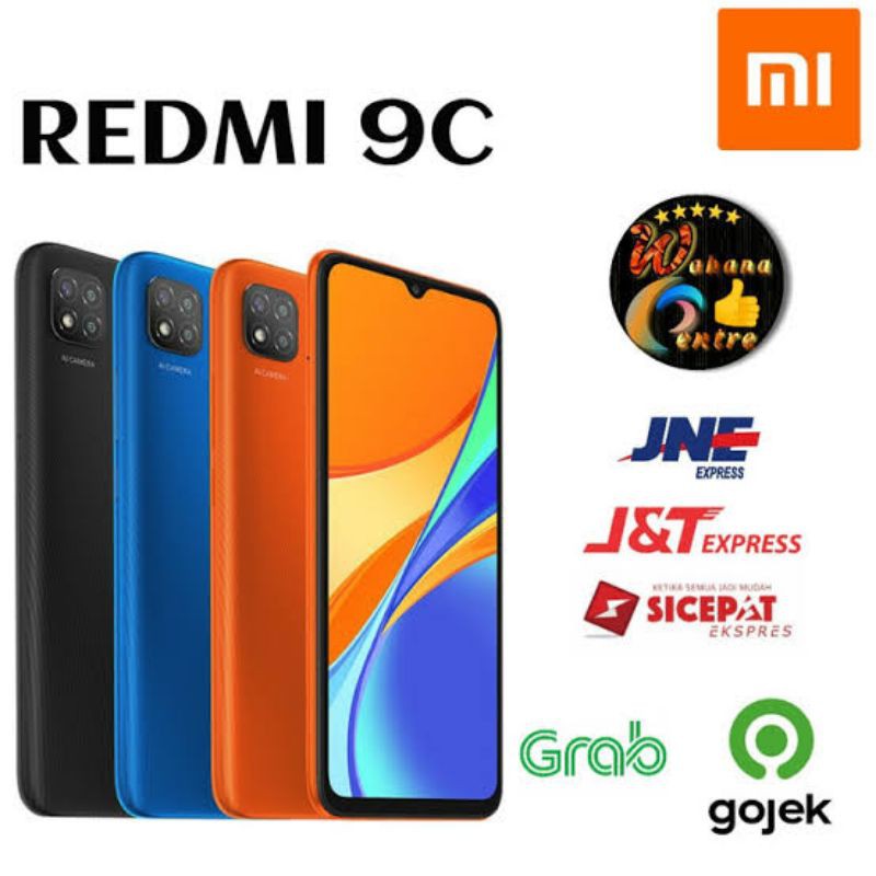 HP Xiaomi redmi 9C RAM 3/32 GB / 4/64  GB- Garansi Resmi || MURAH