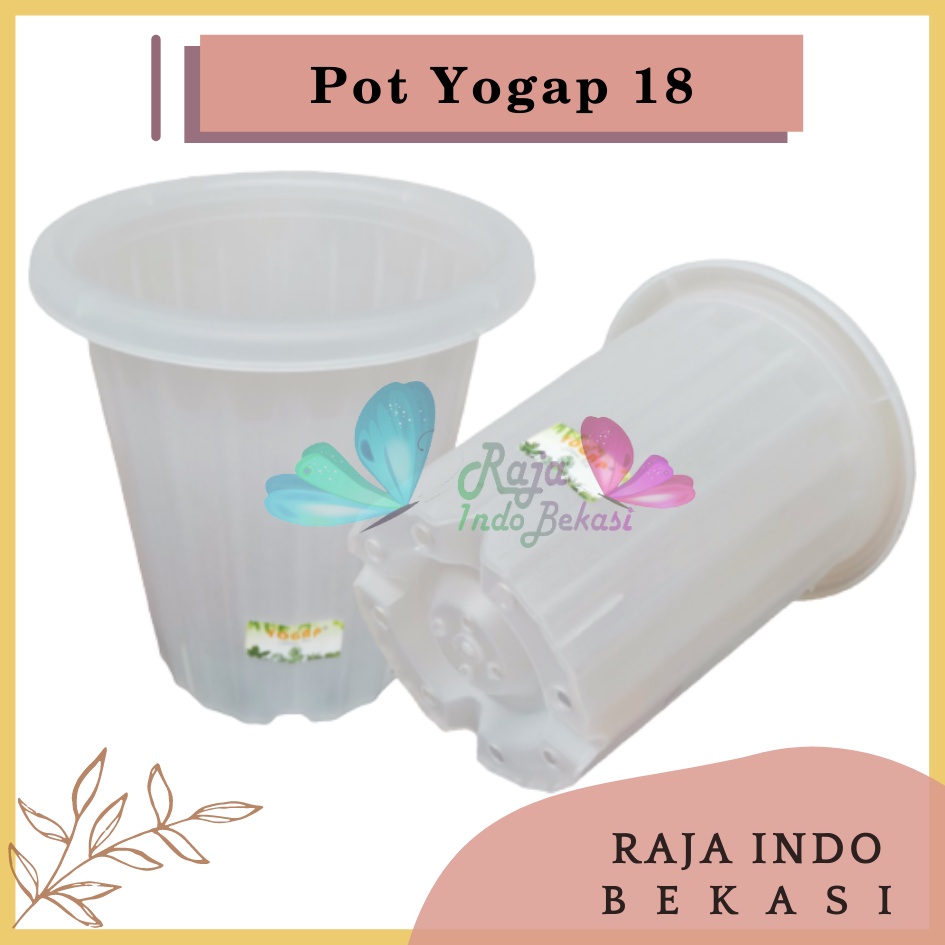 Pot Yogap 18 Transparan Bening Clear Pot Yogap 17 20 Yoga 18 19 25 BENING PUTIH Tinggi Tebal Murah