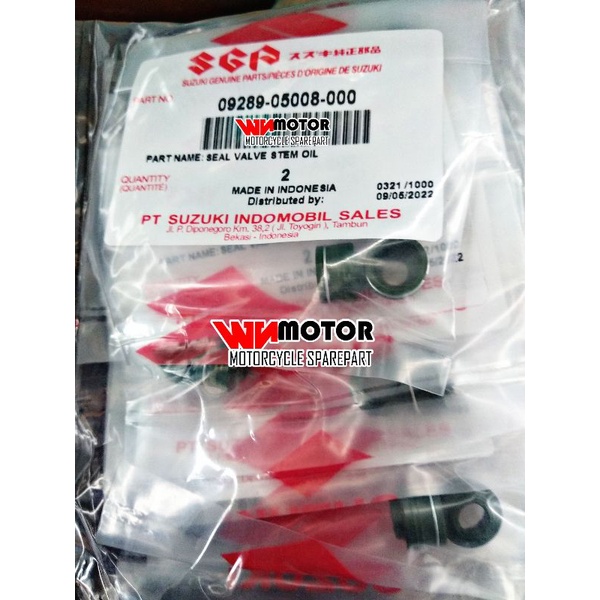 09289-05008-000 Seal Valve Stem Sil klep suzuki smash thunder Shogun hayate spin ori SGP