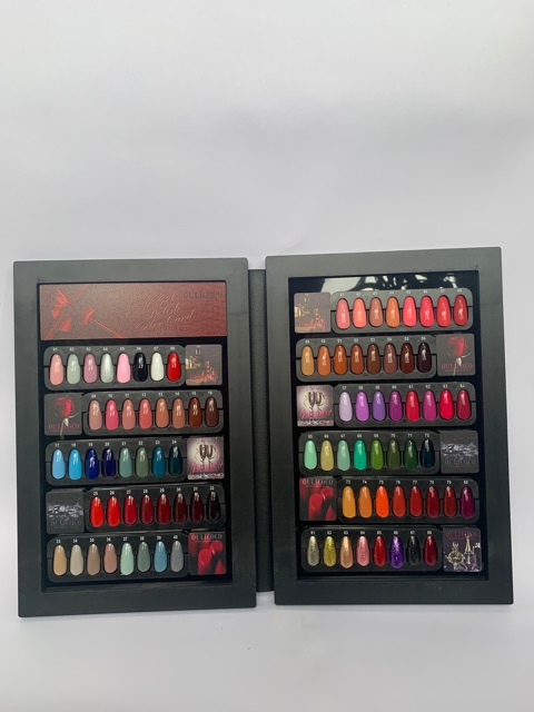 NAIL COLOR CHARD BUKU DISPLAY 88 WARNA NAIL ART DISPALY NAIL ART 88 WARNA