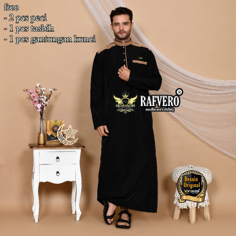 Gamis Jubah Pria RAFWAN ORIGINAL RAFVERO - Gamis Pria Terbaru