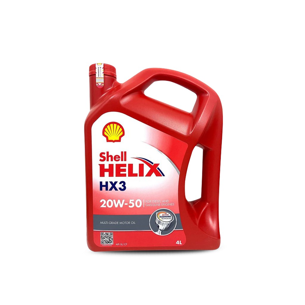 OLI SHELL HELIX HX3 SAE 20W-50 API SL/CF GALON 4 liter