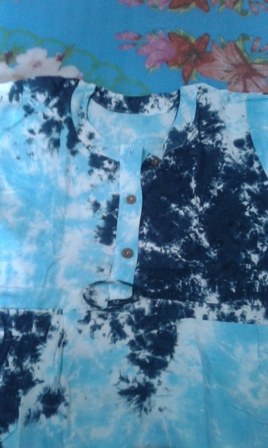 Longdress Abaya Batik Kancing Depan/gamis Batik Busui