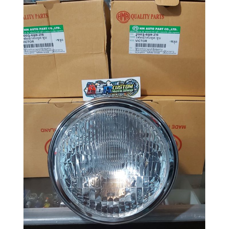 reflektor ninja lampu ninja ss bulat ninja victor original hma thailand 100%