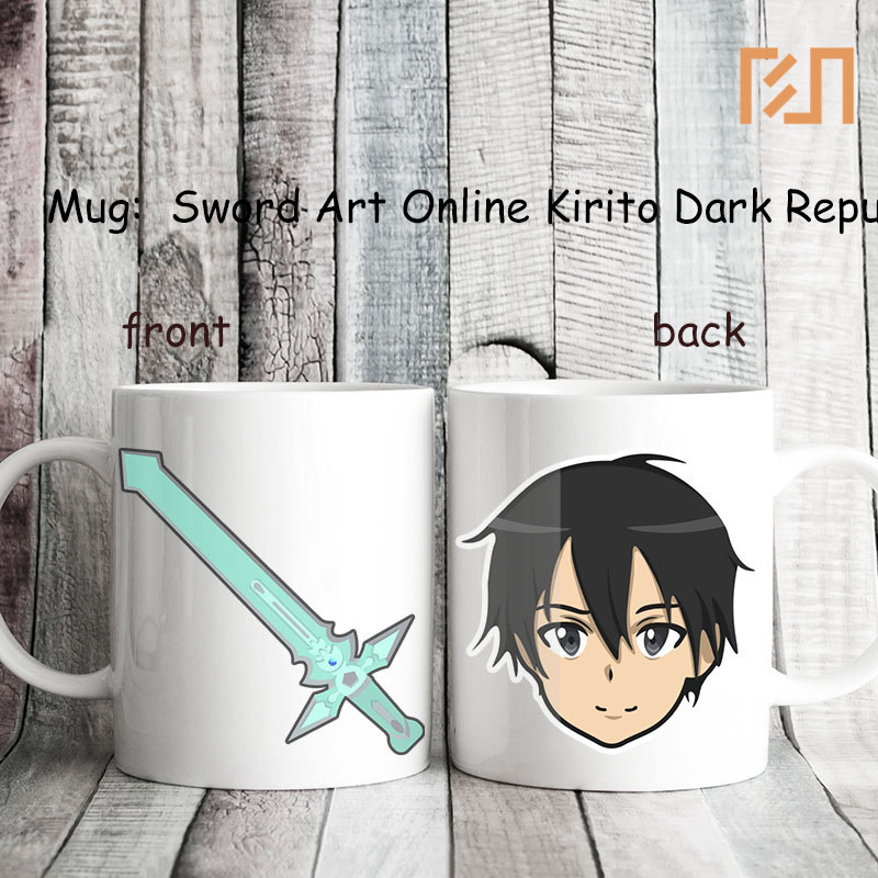 Mug Sword Art Online Kirito Dark Repulser Sword