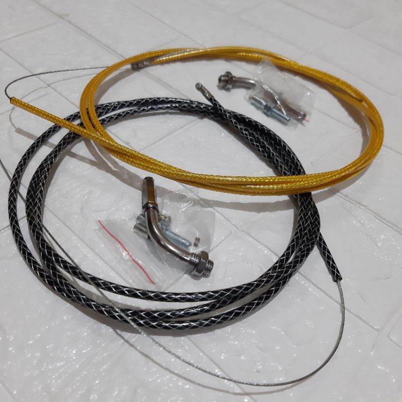 KABEL GAS SERAT CARBON 190CM UNIVERSAL