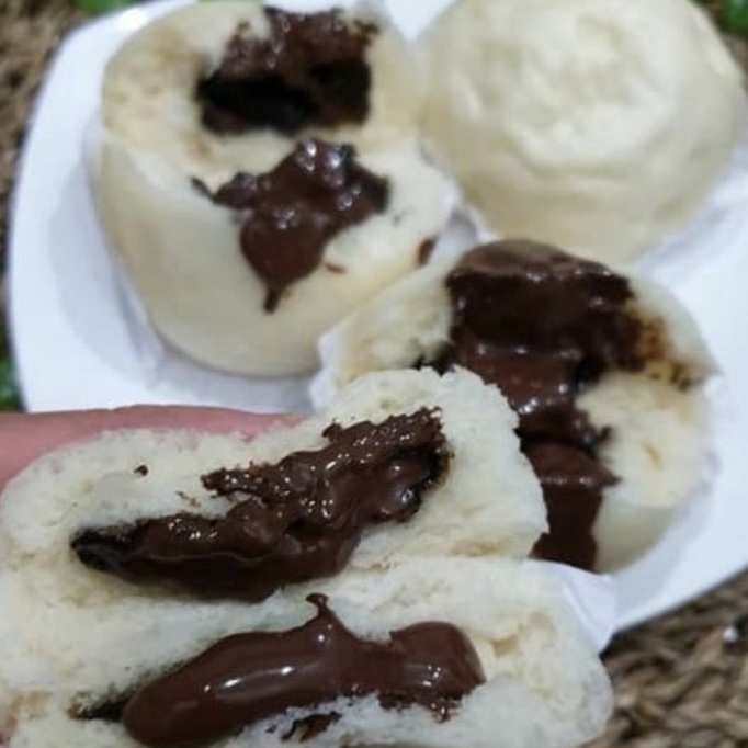 

Bakpau QQ Frozen isi 10 Full Coklat| Bakpau coklat frozen