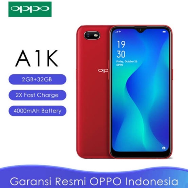 Oppo A1K Ram 2/32 gb Garansi Resmi Oppo Indonesia | Shopee