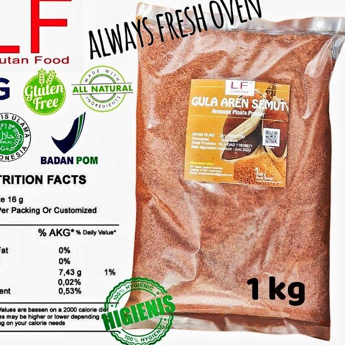

Baru Gula Aren Semut Bubuk 1 kg