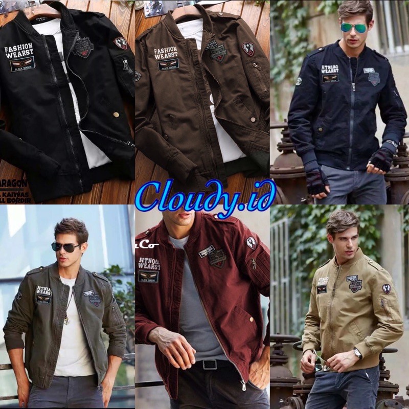 Jacket Bomber Aragon - Jaket bomber Pria