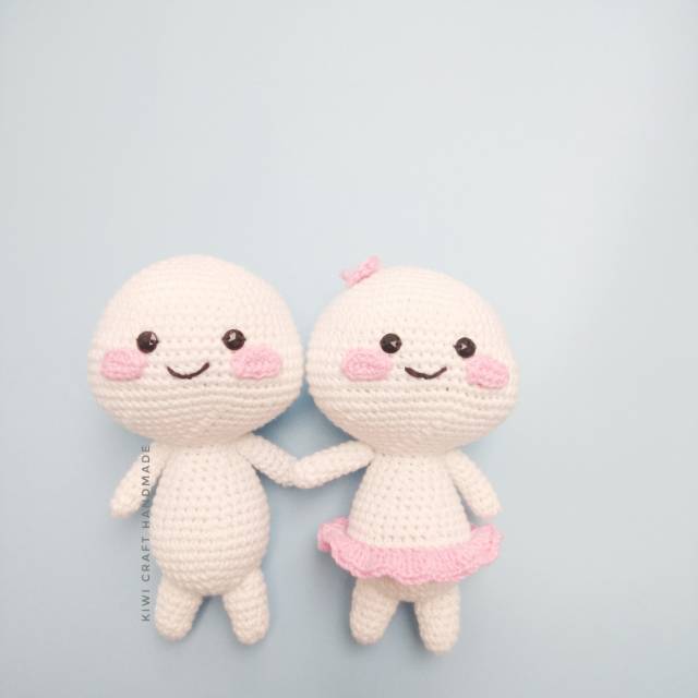 Boneka rajut quby sticker line