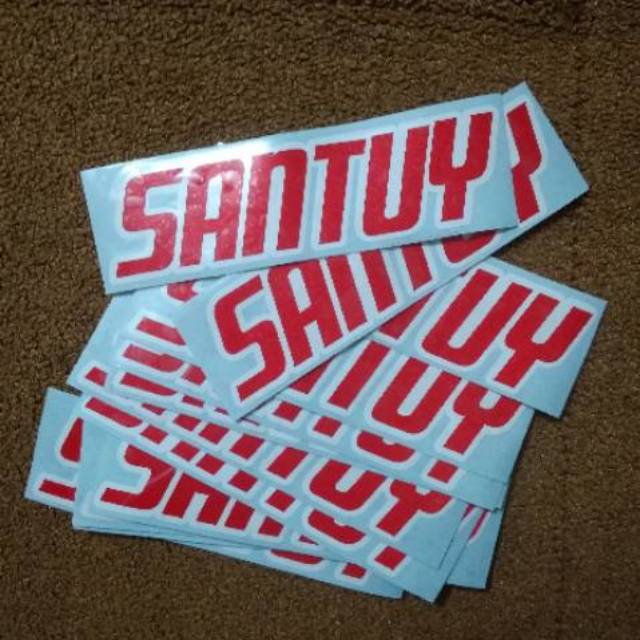 

Stiker santuy / cutting stiker santuy / stiker cutting costume
