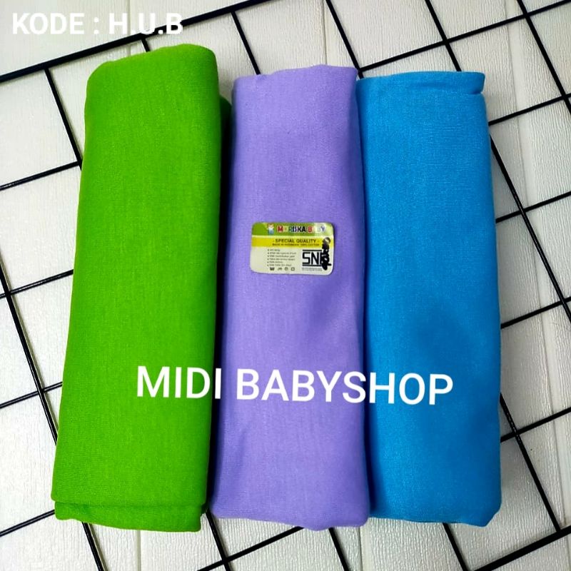 3 pcs Bedong Bayi Rainbow ukuran 110 x 90 cm Halus dan Lembut