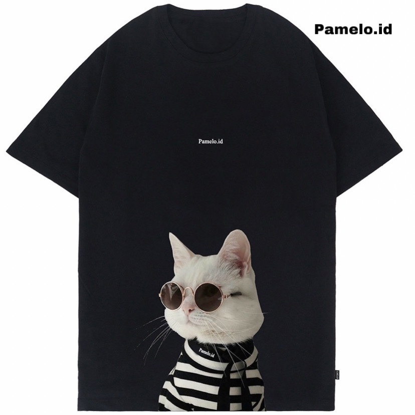 Pamelo id Cat Kaos Unisex/ Fashion Pria /T-shirt Pria/Baju Cowok/baju Kaos Murah/Oversize/Kaos Oversize/Kaos Oblong/Baju Oblong/Boyfriend/Oppa korea